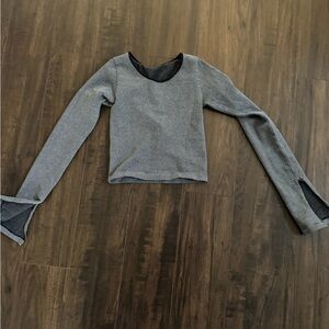 NWOT Bandier Bell Sleeve Workout Top